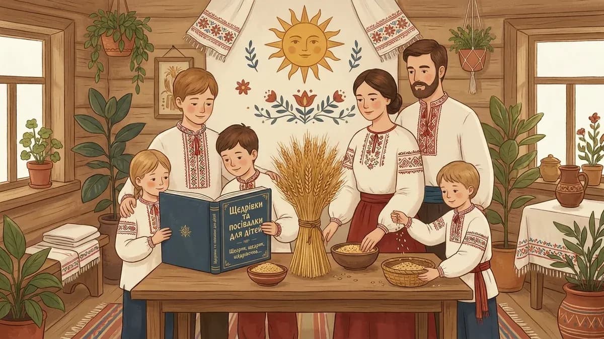 Щедрівки та посівалки для дітей — тексти на Старий Новий рік