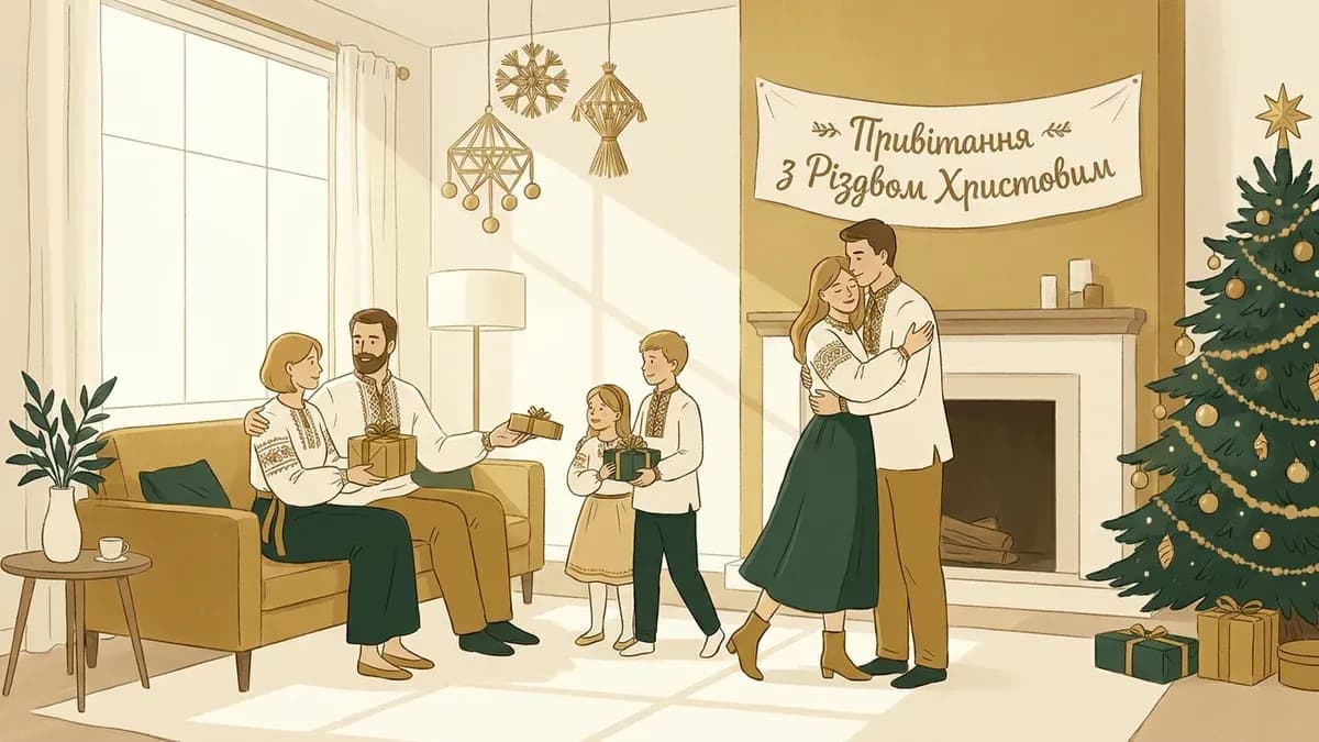 Привітання з Різдвом Христовим — світлі та теплі