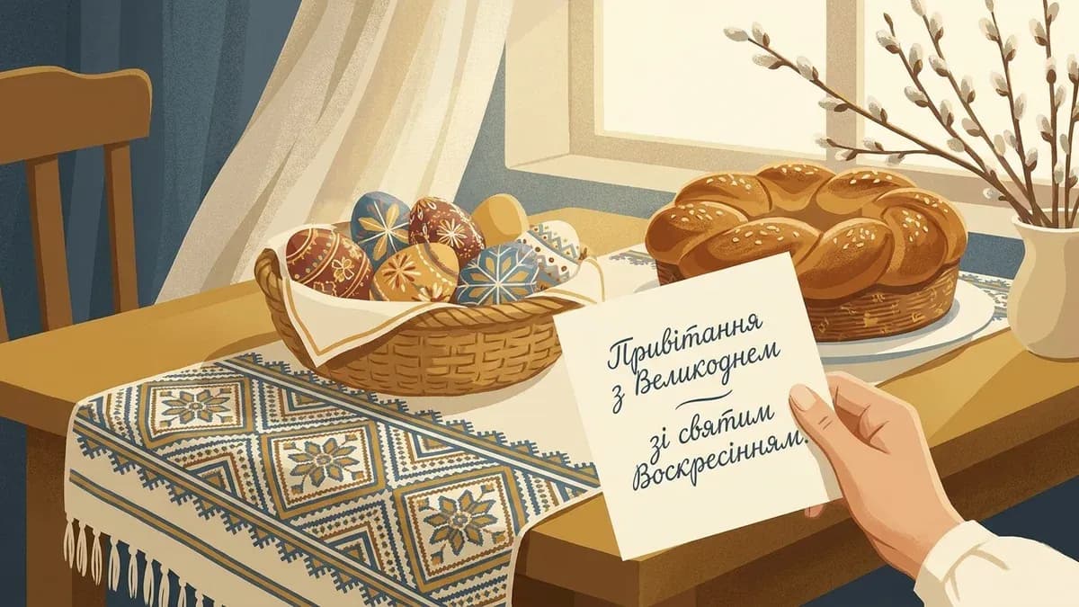 Привітання з Великоднем — світлі та теплі побажання